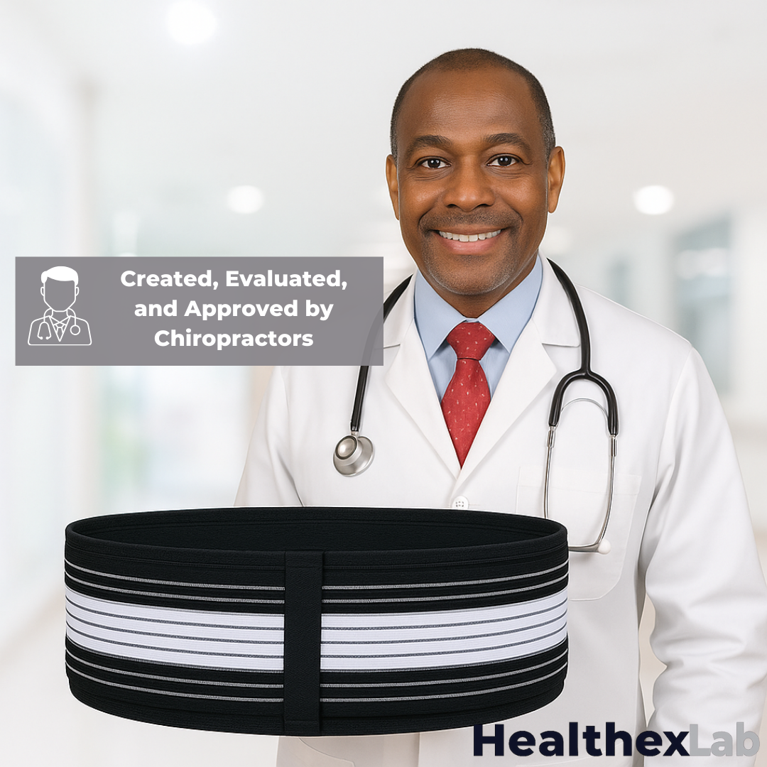 Sciatica Belt 2.0 – Doctor Recommended Back Support with Extra-Strong Velcro