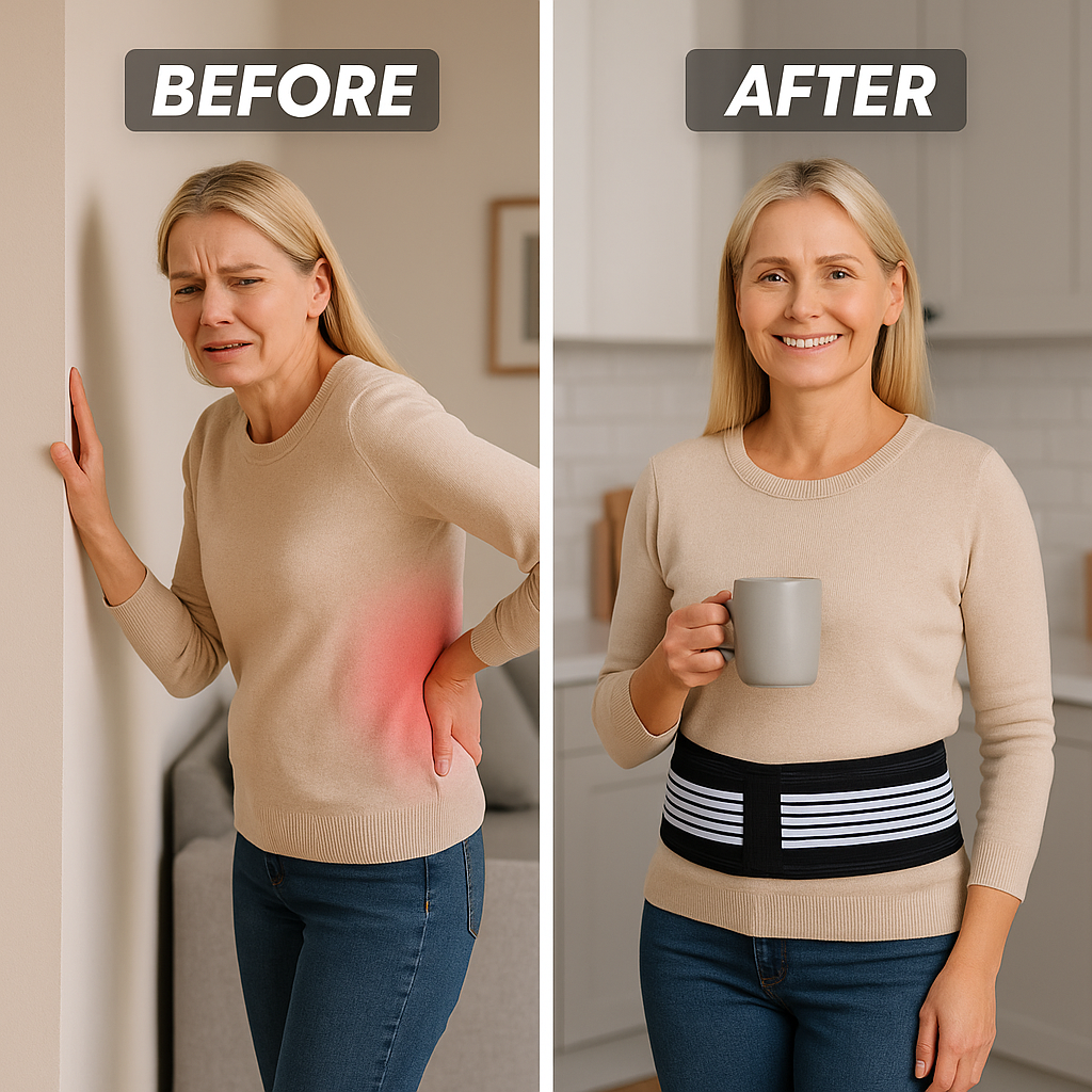 Sciatica Belt 2.0 – Doctor Recommended Back Support with Extra-Strong Velcro
