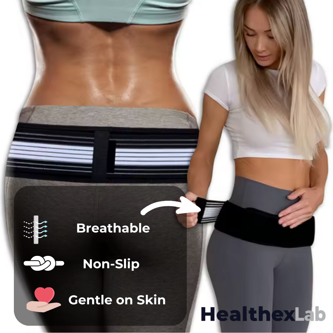 Sciatica Belt 2.0 – Doctor Recommended Back Support with Extra-Strong Velcro