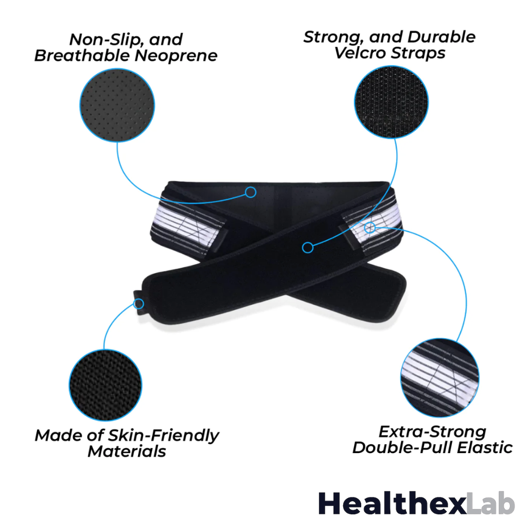 Sciatica Belt 2.0 – Doctor Recommended Back Support with Extra-Strong Velcro