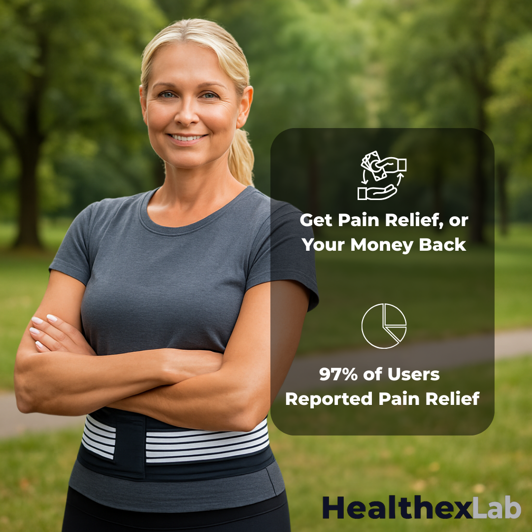 Sciatica Belt 2.0 – Doctor Recommended Back Support with Extra-Strong Velcro